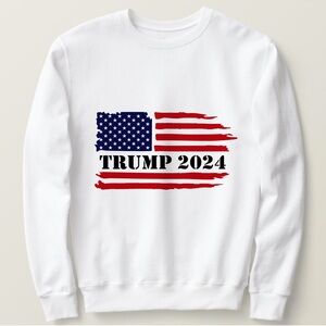 Trump 2024 Flag Sweatshirt